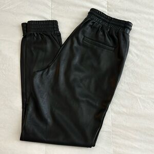 Leather Jogger
